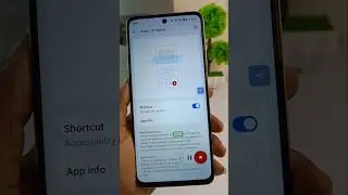Realme p1&nbsp; Select to speak on // accessibility button #shorts