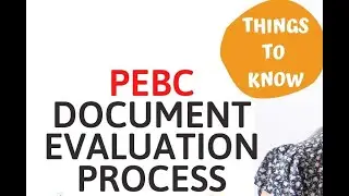SECOND STEP FOR APPLYING DOCUMENT EVALUATION IN CANADA....