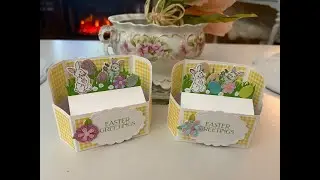 Stampin Up Storybook Friends Diorama Easter Card