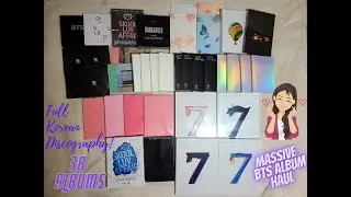 〈UNBOXING〉 MASSIVE BTS ALBUM HAUL: I Bought the whole Korean Discography - 38 Albums  😉