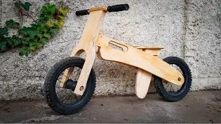 WOOD balance BIKE PLANS