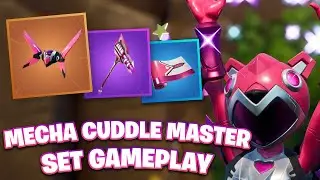 Fortnite - Mecha Cuddle Master UNRELEASED June Crew Pack Set Gameplay!