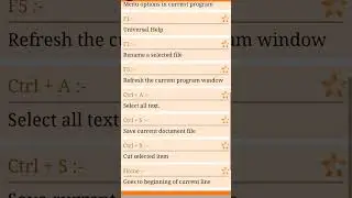 Windows Os general shortcut keys #computerknowledge #computer #computermcq #art #mcqs