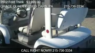 Ford Think Neighbor 2002 года выпуска &mdash; продаётся в Моррисвилле, штат Пенсильвания, 19067.