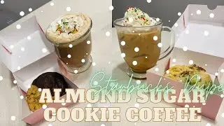 VLOGMAS DAY 9: STARBUCKS HOLIDAY DRINK | ALMOND MILK SUGAR COOKIE ICED\HOT COFFEE DUPE
