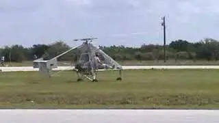 Gyrhino Gyrocopter doing a jump takeoff