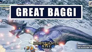 Monster Hunter Rise Out Cold Hunt a Great Baggi - MHR how to beat Great Baggi
