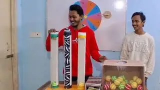 10 BALLS, ONE ROW! 🎾 Green vs Yellow Precision Challenge | ChallegeUp