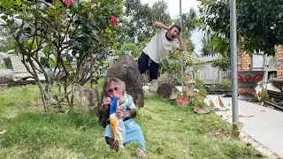 Cubis Couldn't Resist His Dad's Bread and Sneaks a Bite 😄