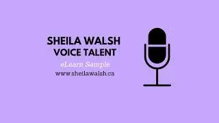 Sheila Walsh Voice Talent eLearn  Demo