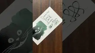 Diamine Deep Dark Green ink swatch