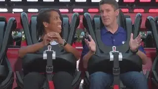 Test Ride On Harley Quinn Spinsanity At Six Flags Over Texas