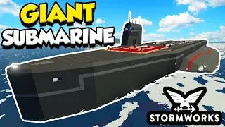 GIANT SUBMARINE AIRCRAFT CARRIER! - Top 5 Creations This Week - Stormworks Workshop Gameplay