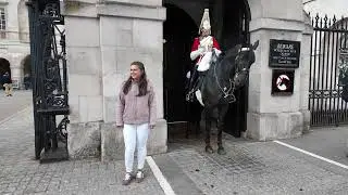 Many tourists take delight in seeing the Horse Guards and posing for photos alongside the guard.