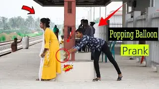 Popping Balloon In Public Seat Funny Prank Best  Prank 2021