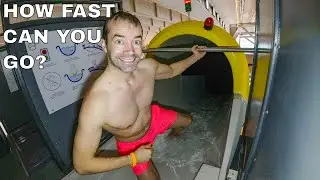What is the FASTEST way to ride a water slide!