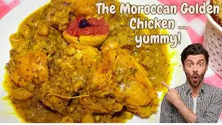 How to make the Famous Moroccan Golden Chicken. Easy Steps, Short Time.  #cooking #morrocan_kitchen