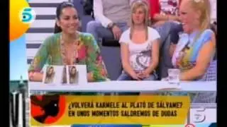Arucitys - La Teletulia - Karmele Marchante abandona el plató de Sálvame