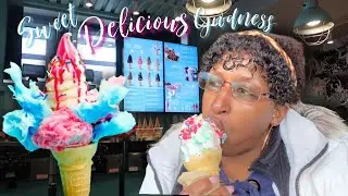 Ice Cream Mukbang / Sweet Jesus Ice Cream Shop