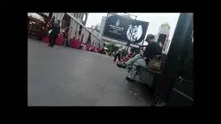 Hot girl smoking outdoor candid