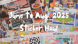 June, July and August 2025 Planner Sticker Haul