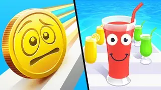 Coin Rush Vs Juice Run - NEW UPDATE! All Levels Gameplay Android, iOS #172