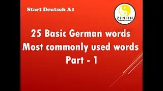 Learn German - Most Common Words in German | German Vocabulary for Beginners