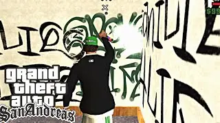 GTA San Andreas Graffiti Anywhere Mod Showcase Gameplay