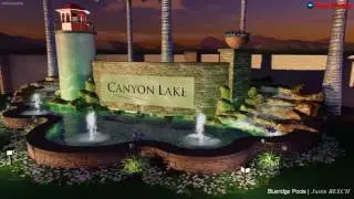 Canyon Lake Main Gate Entrance Feature