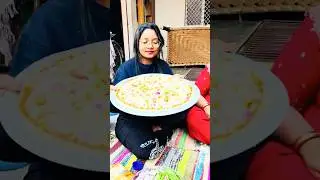 Chalo sath milkar pizza banaya #minivlog #food #pizza #youtubeshorts