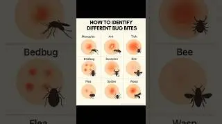 Bug Bite Identification You Should Know 😳