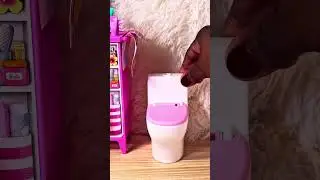Unboxing @Barbie Bathroom Pink Set🌸💓🛀 #shorts #shortsfeed #asmr