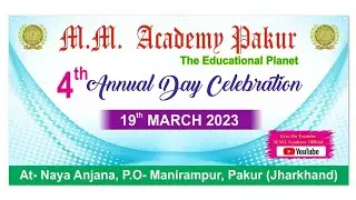 Annual Function 2023 M.M. Academy live performance |