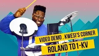 Roland TD1-KV Electronic Drum kit Video Demo | Drumshack's Kwesi's Corner