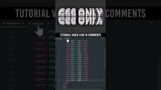 CSS Only 3D Text Rotation Animation Effects 