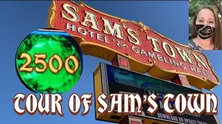 TOUR OF SAM&rsquo;S TOWN  CASINO GAMBLING HALL, BIG WIN EYES OF FORTUNE SLOT 🔮🎰