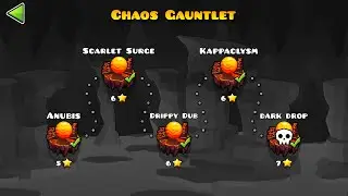 (DARK DROP) EL ULTIMO NIVEL DEL Chaos gauntlet MONSTRUO DE GEOMETRY DASH LIBERADO Blass