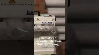 Zero Degrees? Still Working! LockedAir Freezing Test! 🧊#shorts #aircushion #Lockedair#bjtpack