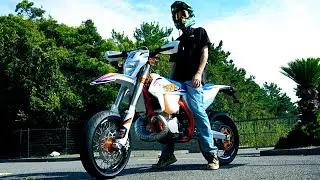 【モタード】愛車紹介「公道最強」2ストのモタードバイク - KTM 250EXC TPI SIXDAYS
