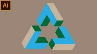 Adobe Illustrator Design || Modern 3D Triangle Logo Design #Modern_3D_Triangle_Logo_Design #art