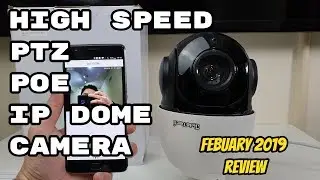 High-Speed PTZ POE IP Dome Camera - 5MP with 20X Optical Zoom, Security Surveillance Review