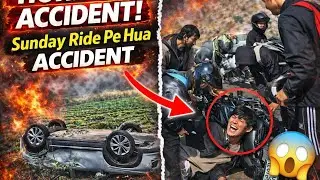 Sunday Ride Par Hua Accident😱 Live Crash😖Sunday Ride Gone Wrong😭 Jam Gate Indore Accident Full Video