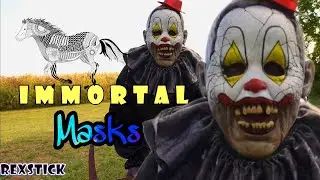Immortal Masks ( Sid Corpse Clown ) Silicone Mask #rexstick