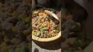 Easy Ground Beef Pot Pie Recipe &mdash; link in description! #beef #dinnerrecipe