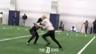 Lansing Everett 2026 RB/MLB/OLB Javari Funches (Ferris State commit) 2025 Rising Stars highlights