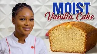 How To Make Vanilla Pound Cake | No Milk Vanilla Cake