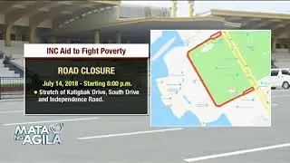 MMDA issues advisory on road closures for the July 15 INC Aid for Humanity to Fight Poverty