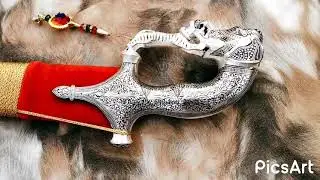 🎉Silver Wire Work wedding Sword🎉 #dumala #turban #nihung #fauj #96k #gyanishersinghji#lalabegh#part2