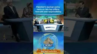 Pakistan's nuclear policy rests on two key pillars: restraint and responsibility.#ptvworld