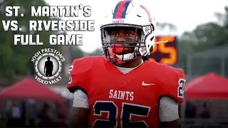 St. Martin's vs. Riverside (Full Game Available NOW) | Top RBs Harlem Berry & Dedric Lastie Face Off